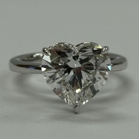 18KW Gold & Diamond Solitaire Ring (Dayton, NJ)