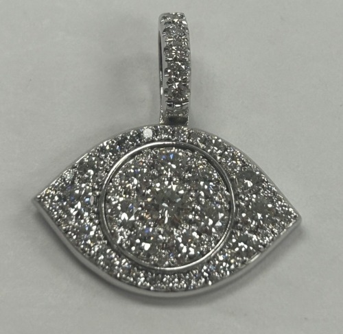 18K & Diamond "Evil Eye" Pendant (Dayton, NJ)