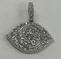 18K & Diamond "Evil Eye" Pendant (Dayton, NJ)