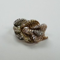 18K Gold Flower Desing Ring (Dayton, NJ)