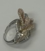 18K Gold Flower Desing Ring (Dayton, NJ) - 3