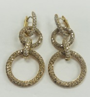18K Gold & Diamond Earrings (Dayton, NJ)