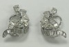 Platinum & Diamond Clip Earrings (Dayton, NJ)