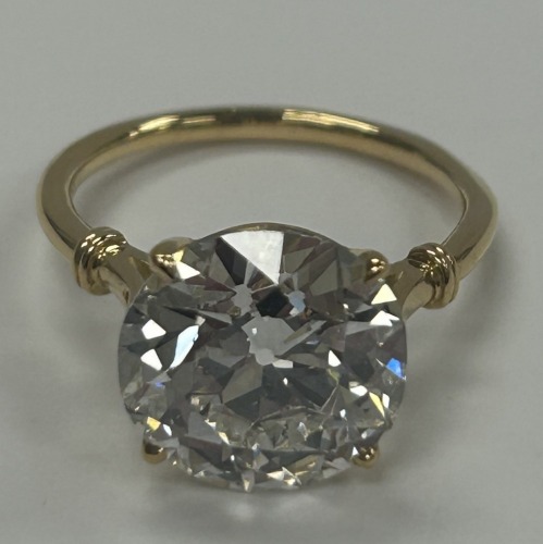 18KY Gold & Diamond Solitaire Ring (Dayton, NJ)