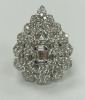 18KW Gold & Diamond Cluster Ring (Dayton, NJ)