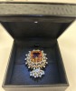 18K Gold Topaz & Diamond Pendent (Dayton, NJ) - 2
