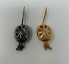 18K Gold Diamond Spinels & Citrine Briolettes Earings Set (Dayton, NJ) - 2
