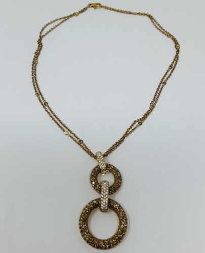 18K Gold & Diamond Necklace (Dayton, NJ)