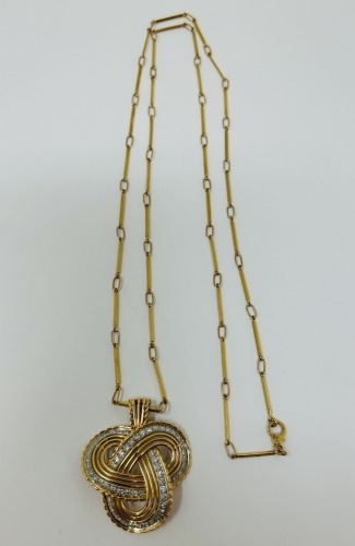 18K Gold & Diamond Necklace (Dayton, NJ)