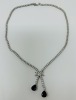 18K Gold Saphire & Diamond Necklace (Dayton, NJ)