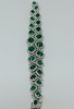18K Gold Diamond & Emerald Bracelet (Dayton, NJ) - 2