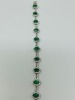 18K Gold Diamond & Emerald Bracelet (Dayton, NJ) - 2