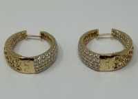 18K Gold & Diamond Earrings (Dayton, NJ)