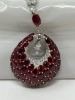 18K Gold Diamond & Rubie Necklace (Dayton, NJ) - 2