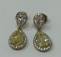18K Gold & Diamond Earrings (Dayton, NJ)