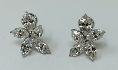 18K Gold & Diamond Earrings (Dayton, NJ)