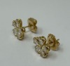 18K Gold & Diamond Earrings (Dayton, NJ) - 2