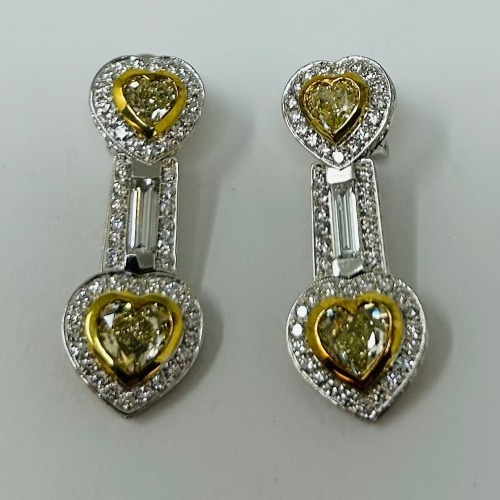 18K Gold & Diamond Earrings (Dayton, NJ)
