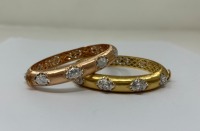 18K Gold & Diamond Bracelets (Dayton, NJ)