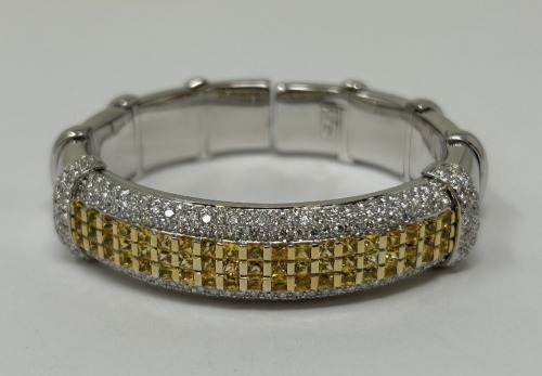 18K Gold Sapphire & Diamond Bracelets (Dayton, NJ)