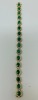 18K Gold Emerald & Diamond Bracelet (Dayton, NJ) - 2