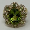 18K Gold Diamond & Peridot Ring (Dayton, NJ)