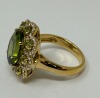 18K Gold Diamond & Peridot Ring (Dayton, NJ) - 2