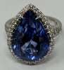 18K Gold Diamond & Sapphire Ring (Dayton, NJ)