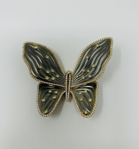 18K Gold & Diamond Brooch (Dayton, NJ)