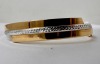 Gucci Stamped Gold Stirling Silver & Rhodium Bracelets (Dayton, NJ)