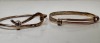 Gucci Stamped Gold Stirling Silver & Rhodium Bracelets (Dayton, NJ) - 18