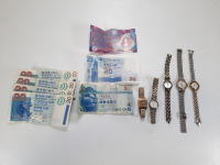 Watches & Foreign Paper Notes