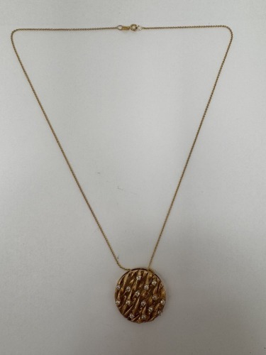 EFFY 14K Gold & Diamond Pendent (Dayton, NJ)