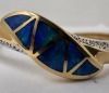 14K Gold Opal & Diamond Bracelet (Dayton, NJ) - 3