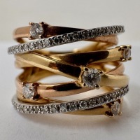 EFFY 14K Gold & Diamond Ring (Dayton, NJ)