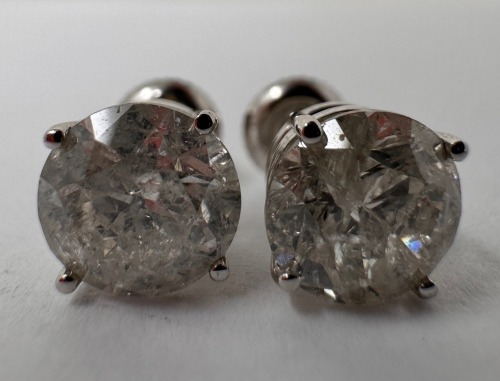 14 K Gold & Diamond Earrings (Dayton, NJ)