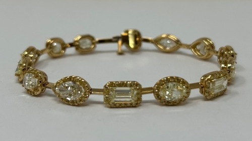 18K Gold & Diamond Bracelets (Dayton, NJ)