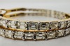 18KY Gold & Diamond Hoop Earrings (Dayton, NJ) - 2