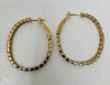 18KY Gold & Diamond Hoop Earrings (Dayton, NJ) - 3