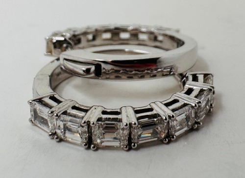 Diamond Hoop Earrings (Dayton, NJ)