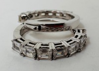 Diamond Hoop Earrings (Dayton, NJ)