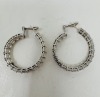 18KY Gold & Diamond Hoop Earrings (Dayton, NJ) - 2