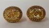 18KY Gold Halo Earrings (Dayton, NJ)