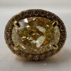 18KY Gold Halo Earrings (Dayton, NJ) - 2