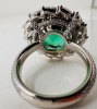 18K Gold, Emerald & Diamond Ring (Dayton, NJ) - 6