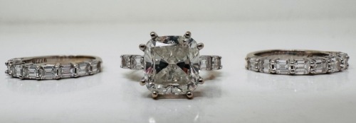 14K &Diamond Engagement & Wedding Ring Set (Dayton, NJ)