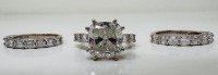 14K &Diamond Engagement & Wedding Ring Set (Dayton, NJ)