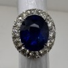 18KW Gold, Sapphire & Diamnd Ring (Dayton, NJ) - 2