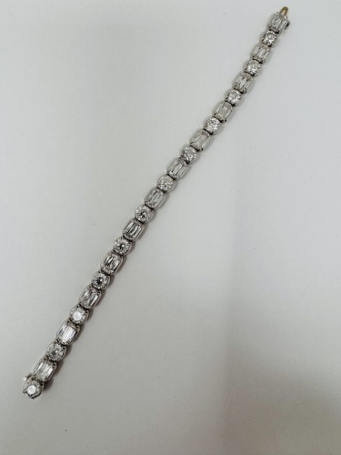 L'Amour Crisscut Platinum & Diamnd Bracelet (Dayton, NJ)