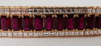 18KR, Ruby & Diamond Bracelet (Dayton, NJ)